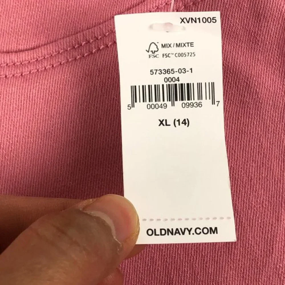 Old Navy Girl Skinny Pink Pants Casual Size‎ XL NWT